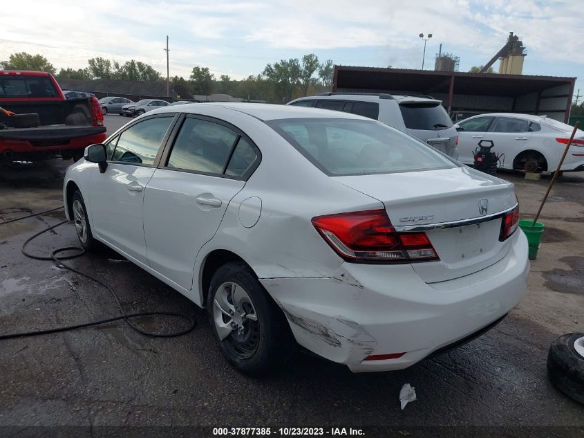 2013 HONDA CIVIC SDN LX 19XFB2F53DE069393