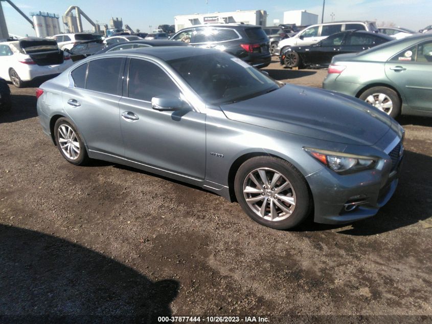 2014 INFINITI Q50 HYBRID - JN1AV7AR1EM702715