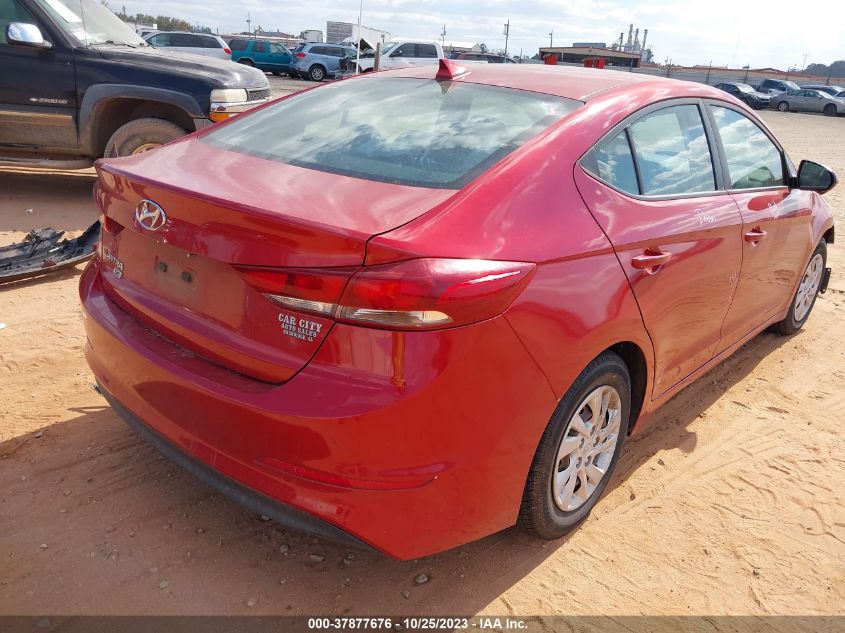 2017 HYUNDAI ELANTRA SE - 5NPD74LF8HH198541