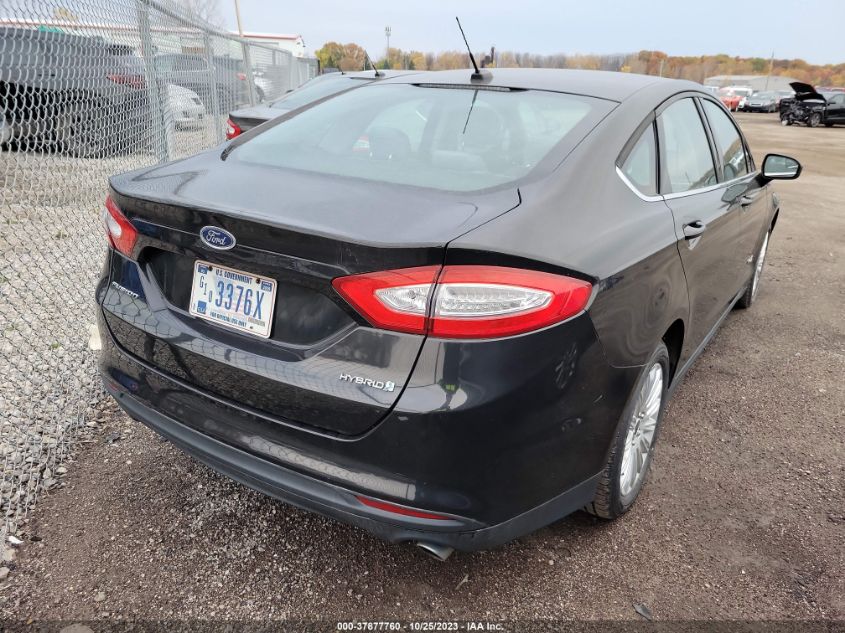 2014 FORD FUSION S HYBRID - 3FA6P0UU5ER394966