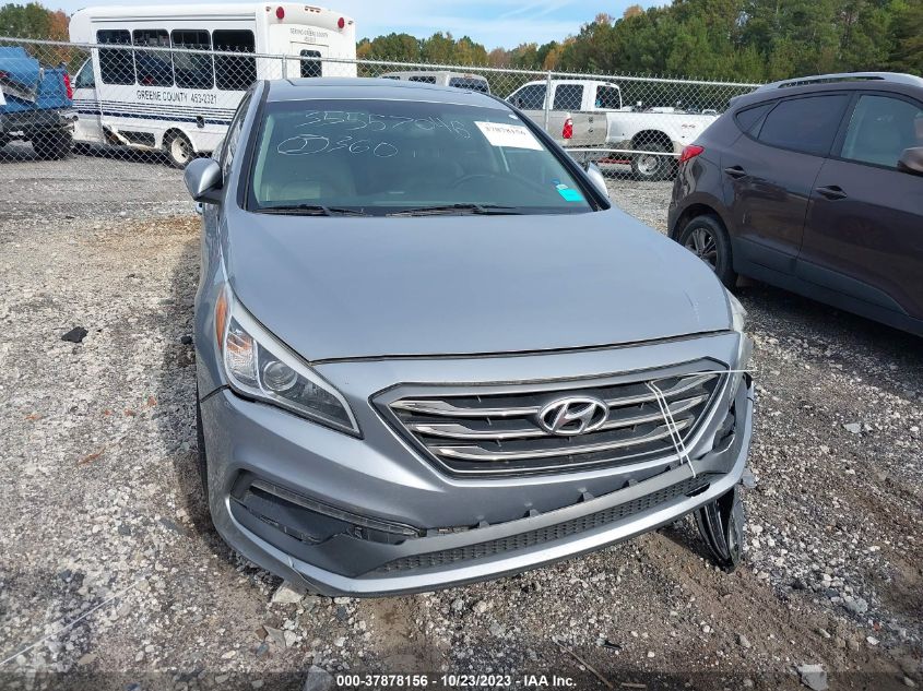 2017 HYUNDAI SONATA SPORT - 5NPE34AF0HH504649