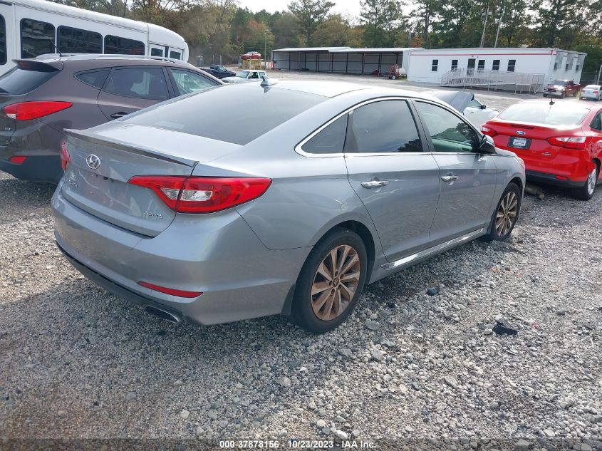 2017 HYUNDAI SONATA SPORT - 5NPE34AF0HH504649