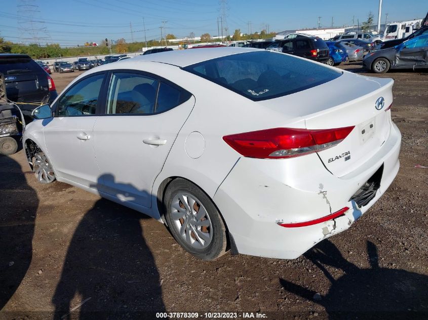 2018 HYUNDAI ELANTRA SE - 5NPD74LF7JH350170