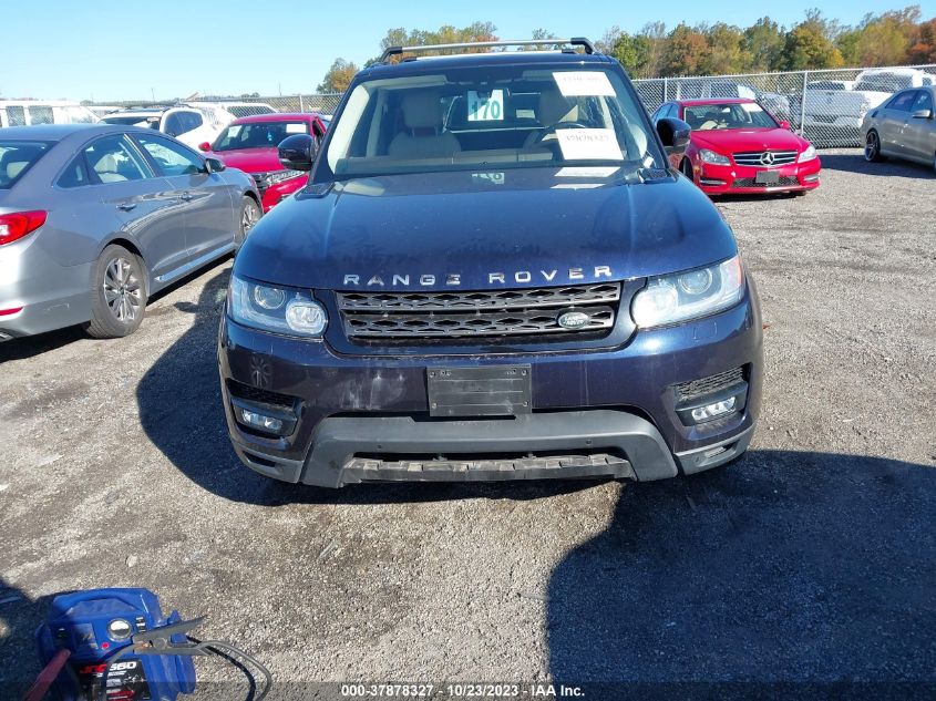 2016 LAND ROVER RANGE ROVER SPORT V6 SE - SALWG2PF5GA113340