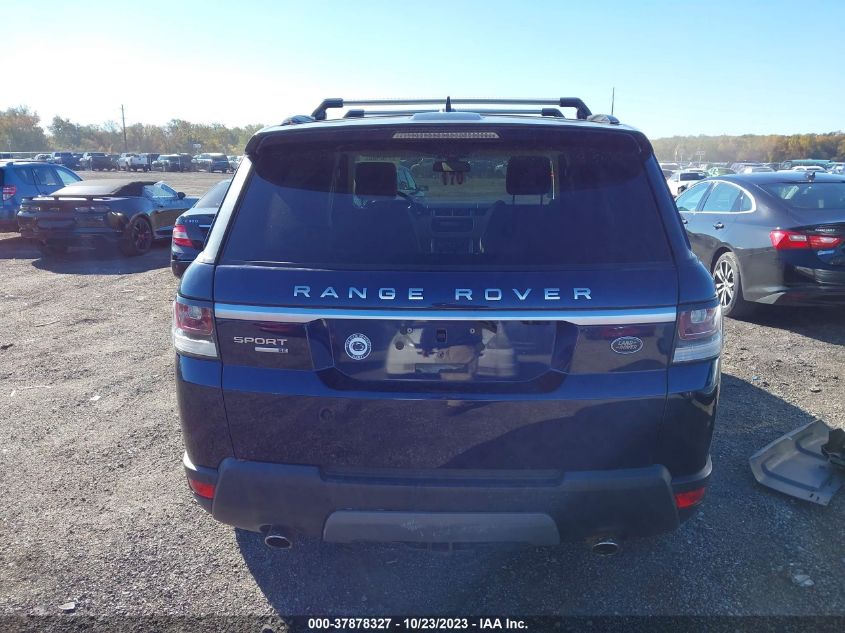 2016 LAND ROVER RANGE ROVER SPORT V6 SE - SALWG2PF5GA113340