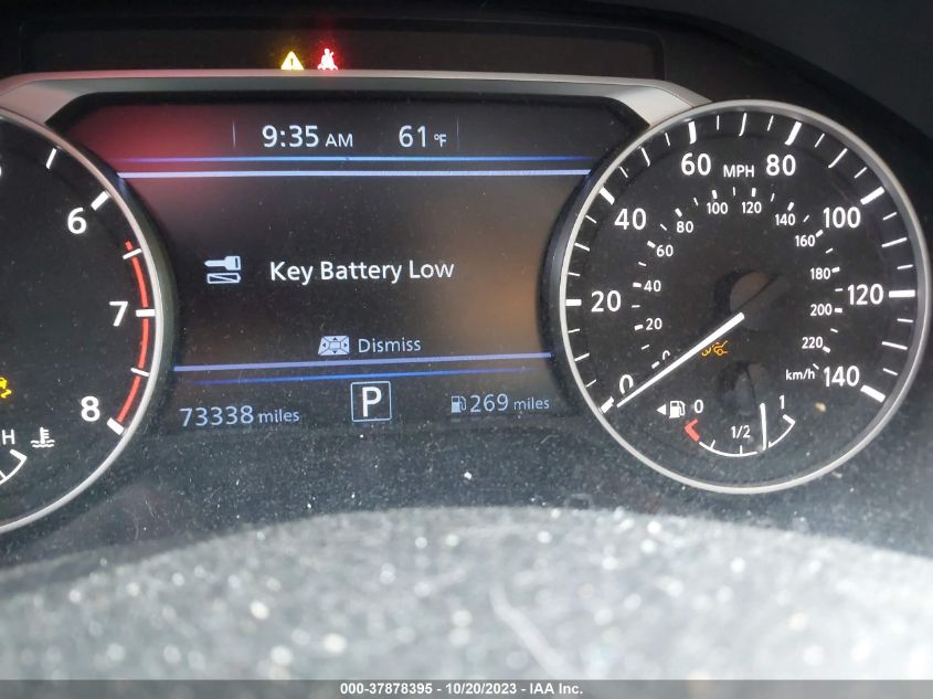 2019 NISSAN ALTIMA SR - 1N4BL4CV1KC191613