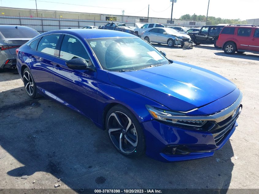 2021 HONDA ACCORD SPORT - 1HGCV1F39MA014776