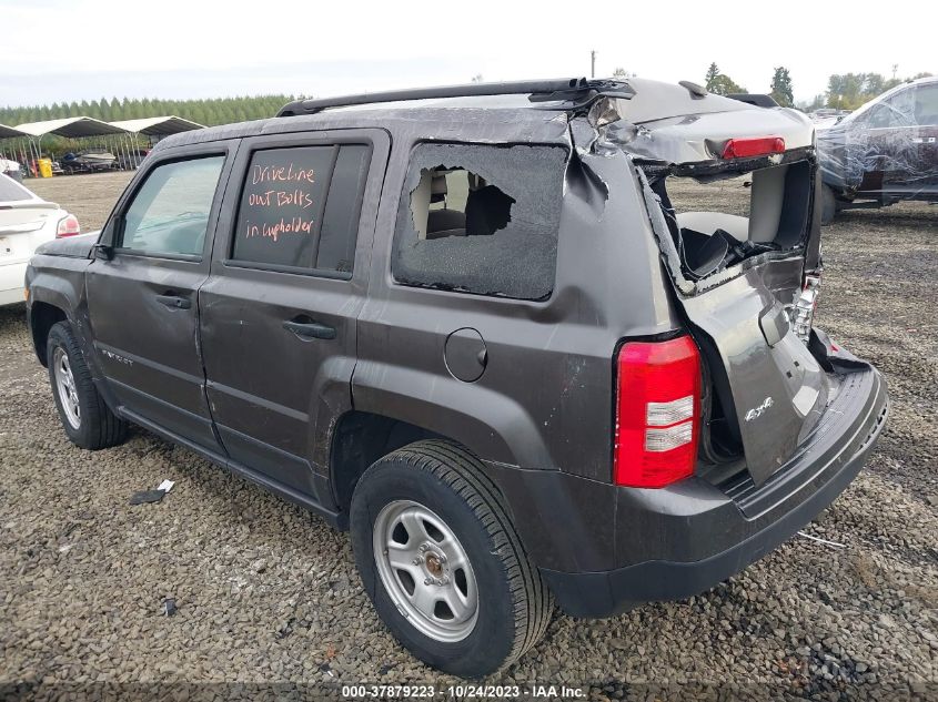 2017 JEEP PATRIOT SPORT - 1C4NJRBB7HD128889