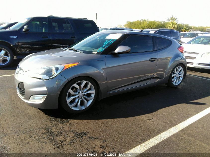 2013 HYUNDAI VELOSTER W/BLACK INT - KMHTC6AD3DU103416