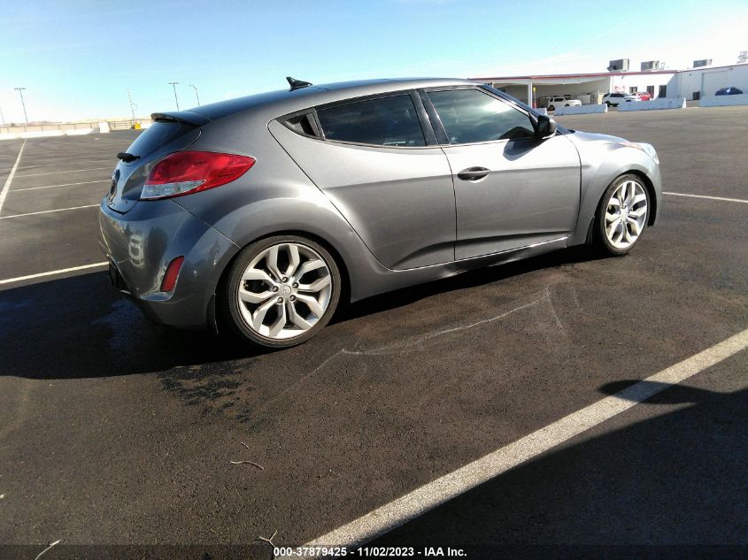 2013 HYUNDAI VELOSTER W/BLACK INT - KMHTC6AD3DU103416