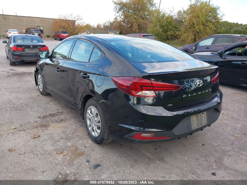 2019 HYUNDAI ELANTRA SE - 5NPD74LFXKH410380