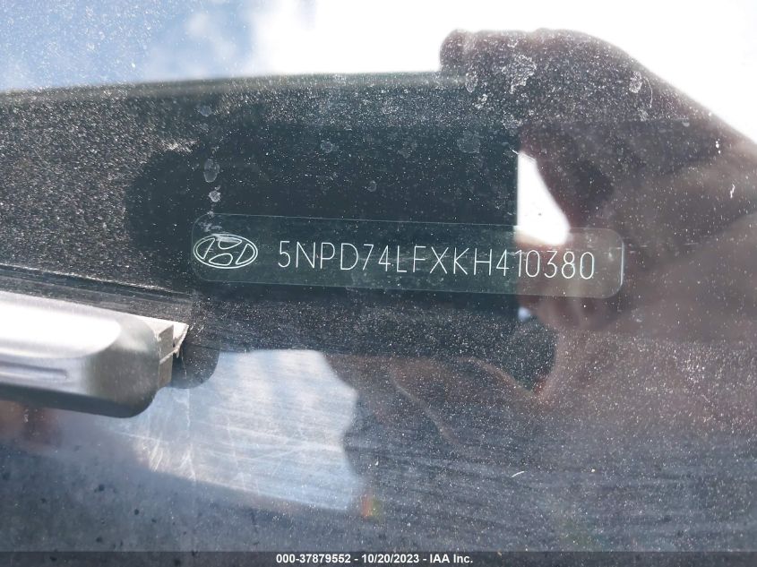 2019 HYUNDAI ELANTRA SE - 5NPD74LFXKH410380