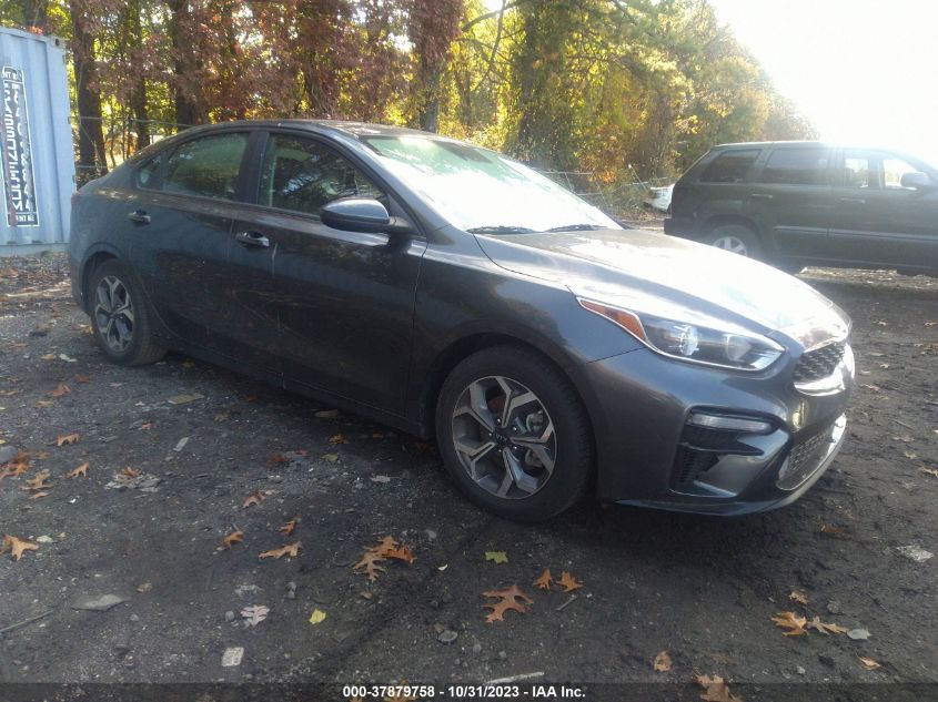 Lot #2525407686 2021 KIA FORTE LXS salvage car