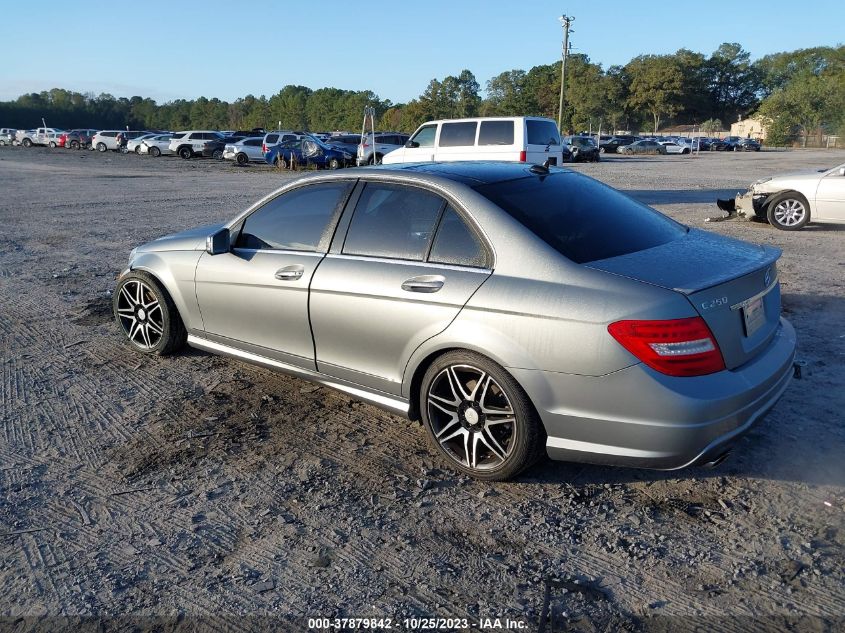 2013 MERCEDES-BENZ C-CLASS C 250 - WDDGF4HB6DR244706