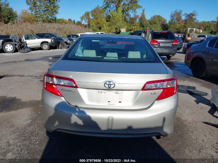 2013 TOYOTA CAMRY L/LE/SE/XLE - 4T4BF1FK2DR297164