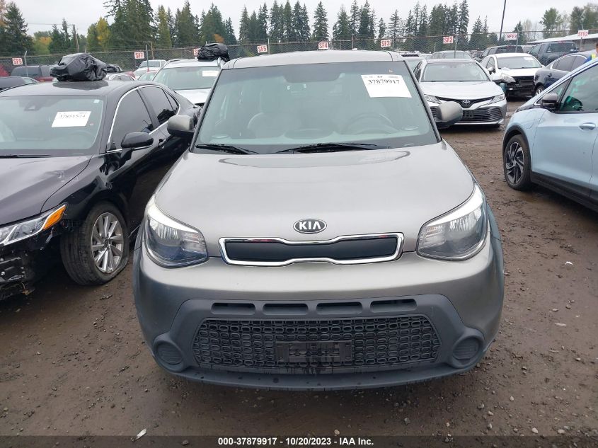 2015 KIA SOUL BASE - KNDJN2A20F7168612