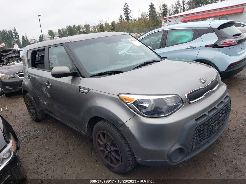 2015 KIA SOUL BASE - KNDJN2A20F7168612