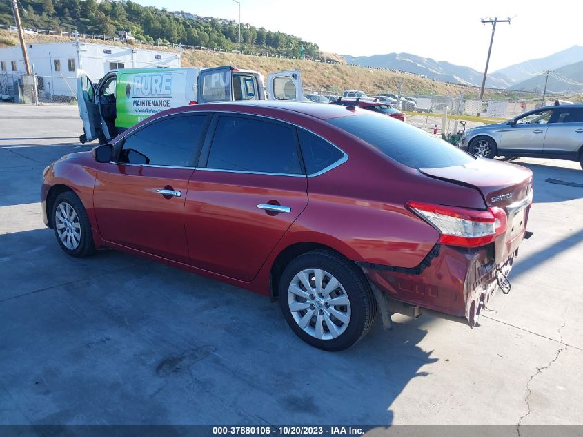 2015 NISSAN SENTRA S/SV/SR/SL - 3N1AB7AP7FY239789