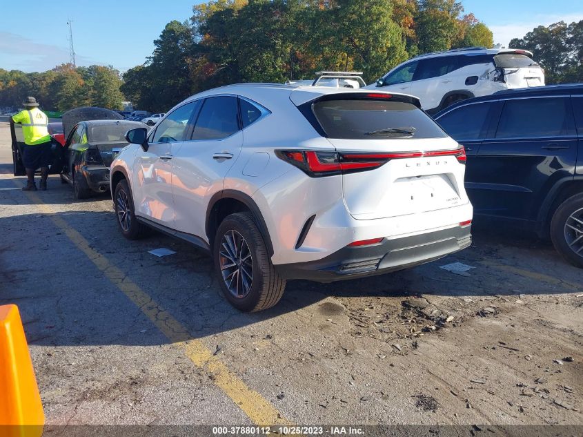 2022 LEXUS NX 350 2T2GGCEZ2NC011996