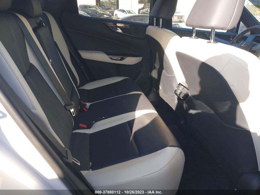2022 LEXUS NX 350 2T2GGCEZ2NC011996