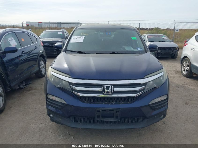 2016 HONDA PILOT EXLN - 5FNYF5H7XGB030392