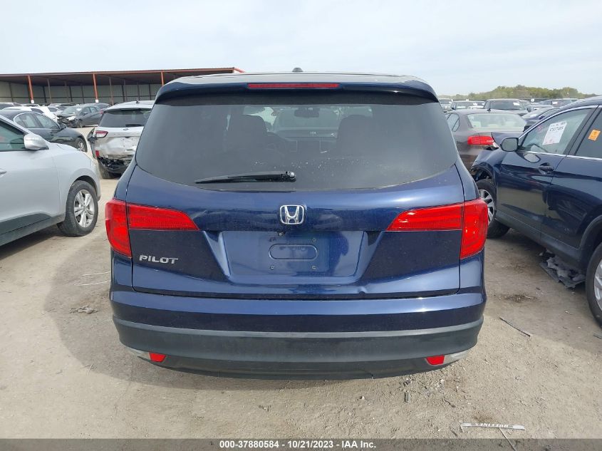2016 HONDA PILOT EXLN - 5FNYF5H7XGB030392