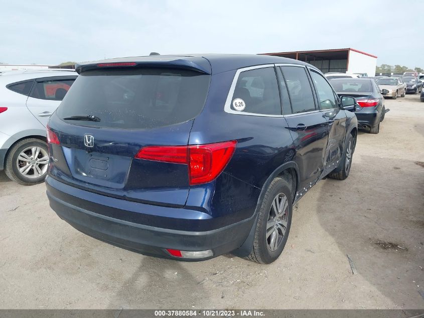 2016 HONDA PILOT EXLN - 5FNYF5H7XGB030392