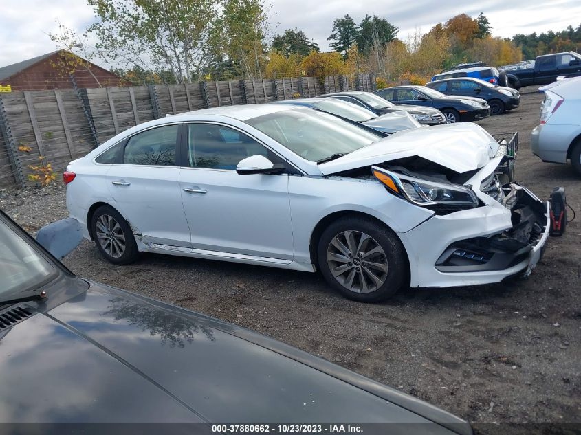 2015 HYUNDAI SONATA 2.4L SPORT - 5NPE34AF4FH107278