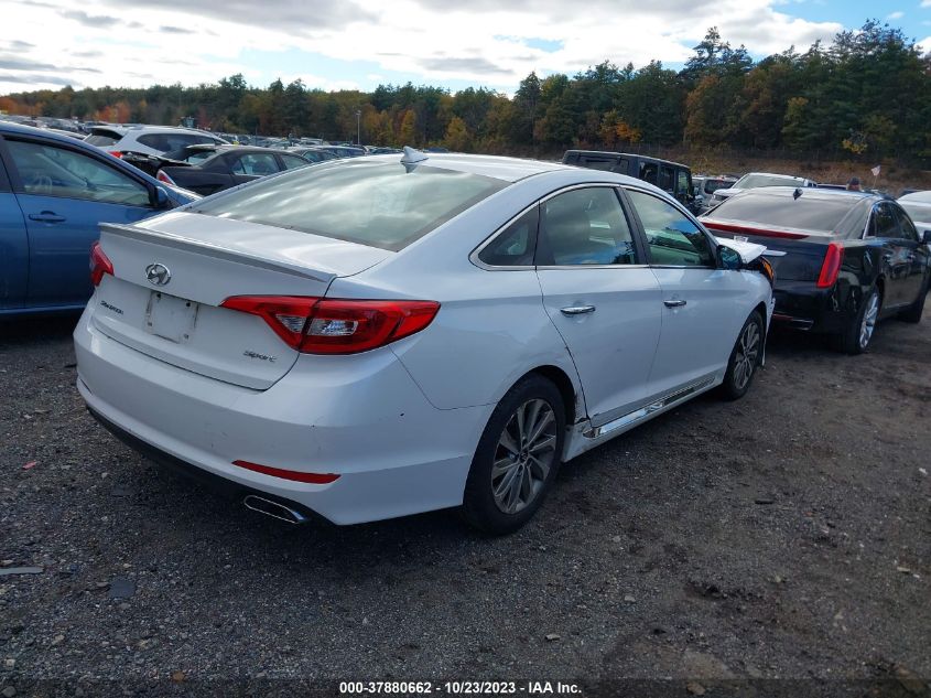 2015 HYUNDAI SONATA 2.4L SPORT - 5NPE34AF4FH107278