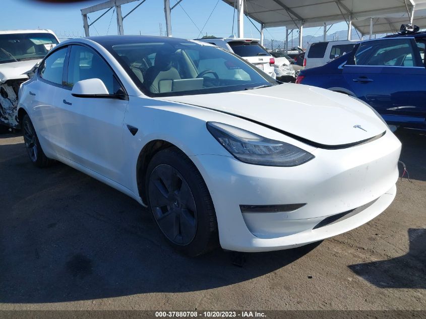 2022 TESLA MODEL 3 - 5YJ3E1EA1NF237630