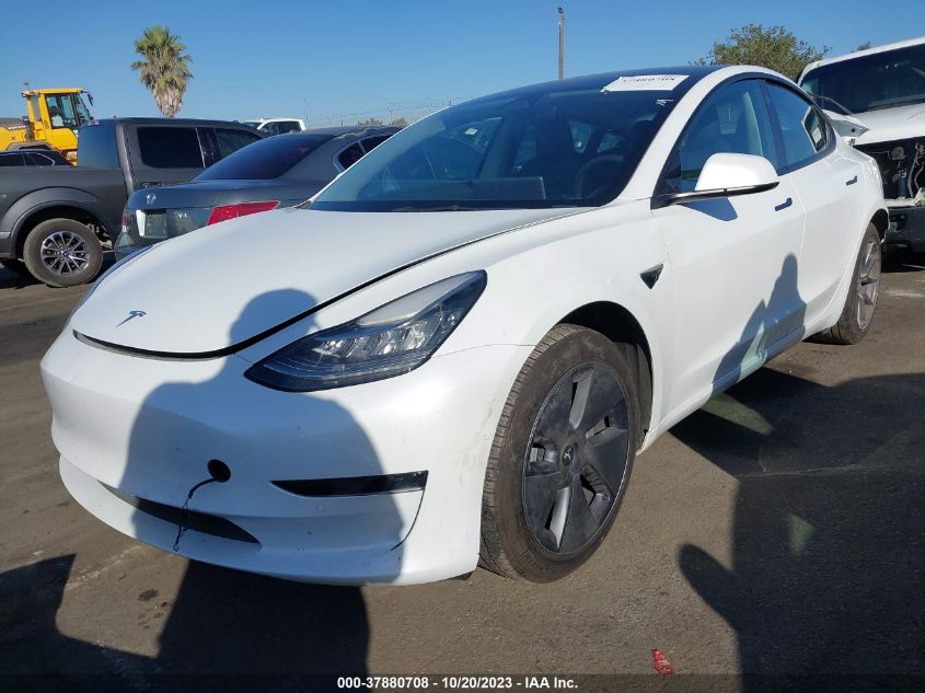 2022 TESLA MODEL 3 - 5YJ3E1EA1NF237630