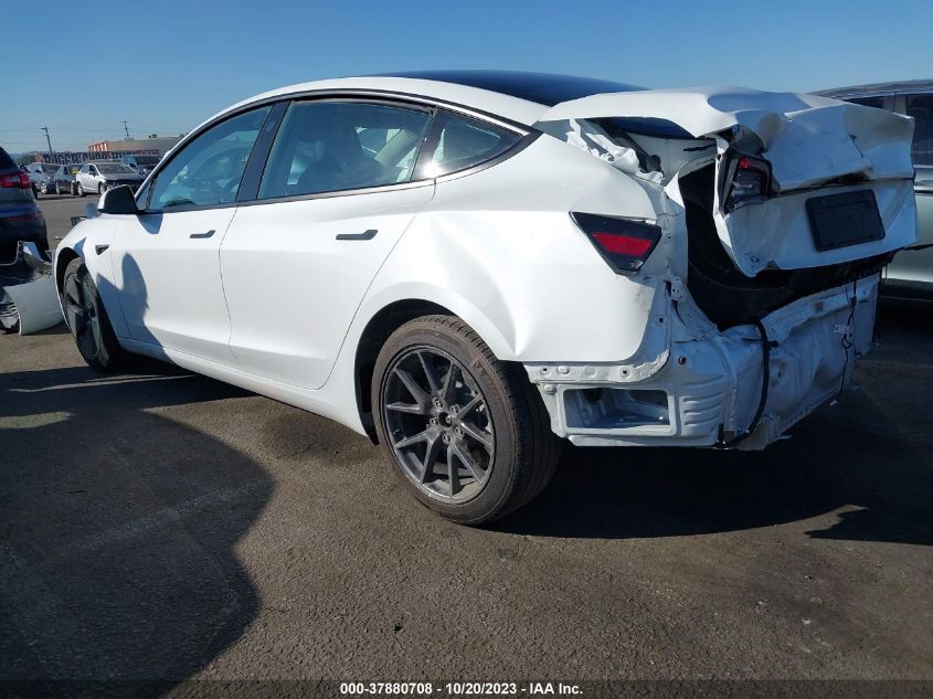 2022 TESLA MODEL 3 - 5YJ3E1EA1NF237630