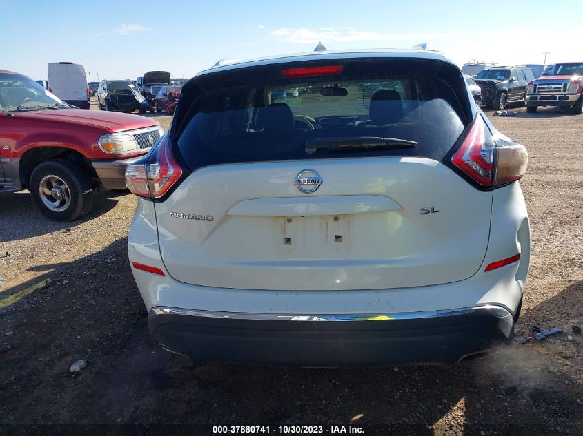 2015 NISSAN MURANO SL - 5N1AZ2MG9FN257985