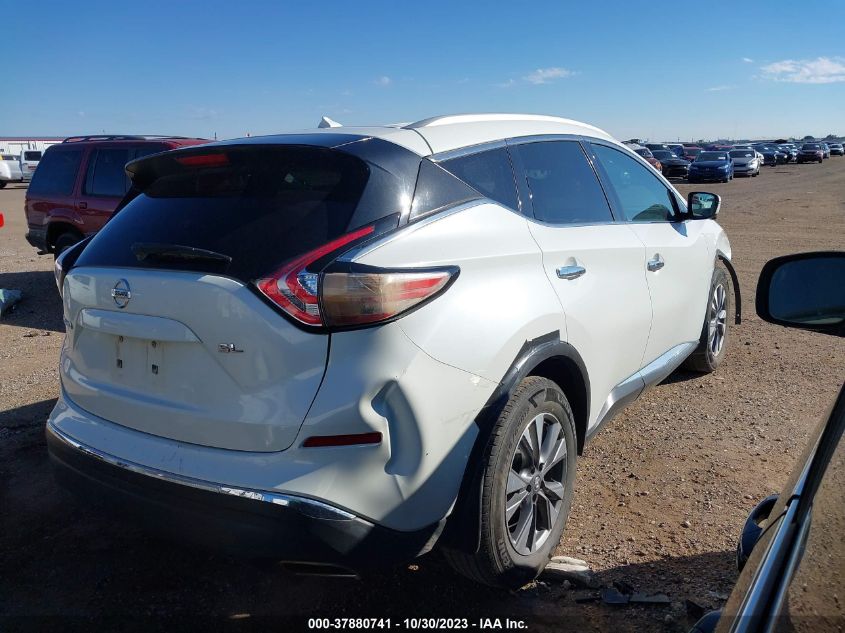 2015 NISSAN MURANO SL - 5N1AZ2MG9FN257985
