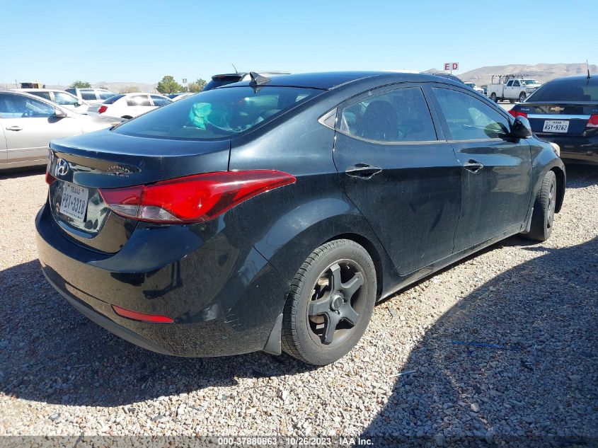 2015 HYUNDAI ELANTRA SE - KMHDH4AE9FU294555