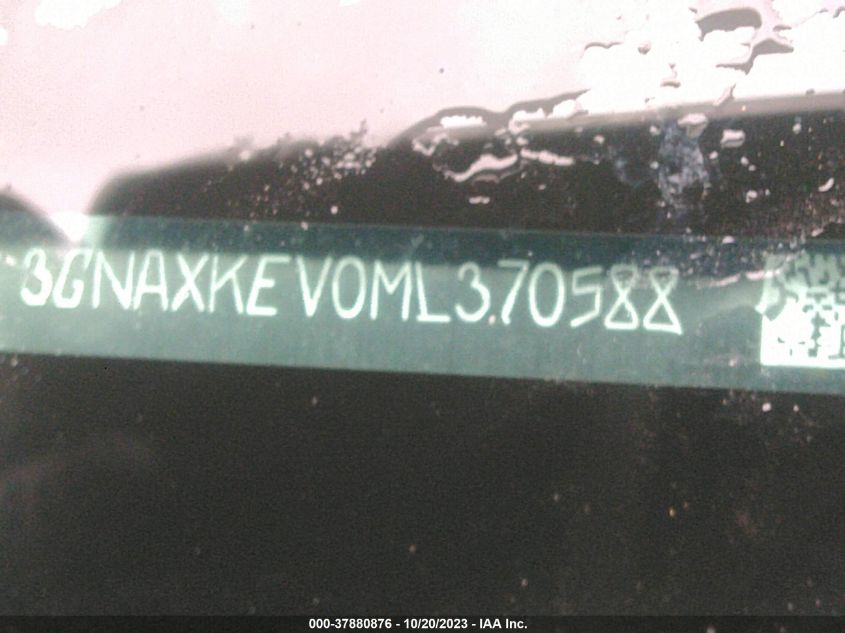 2021 CHEVROLET EQUINOX LT - 3GNAXKEV0ML370588