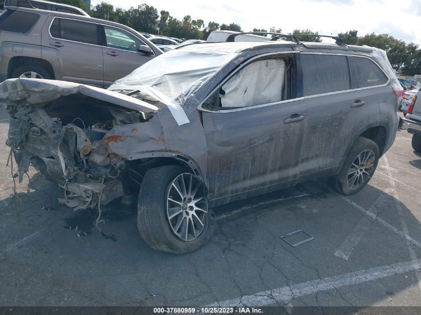 2017 TOYOTA HIGHLANDER SE/XLE - 5TDKZRFH5HS509266