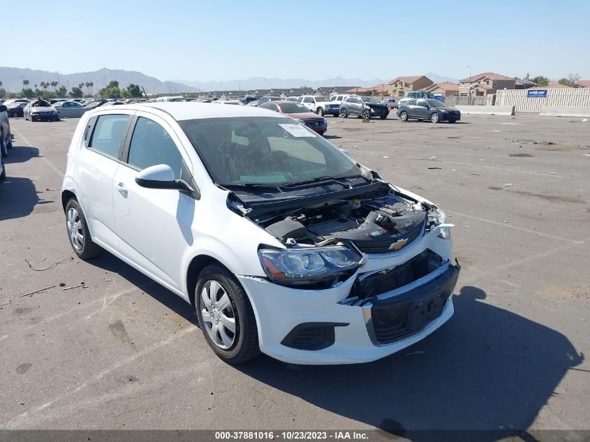 2017 CHEVROLET SONIC - 1G1JG6SH0H4167316