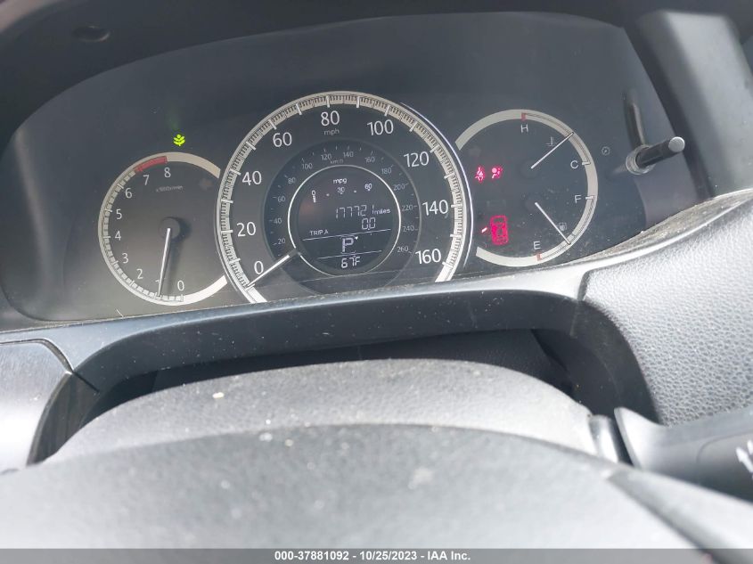 2015 HONDA ACCORD SEDAN EX-L - 1HGCR2F89FA225002