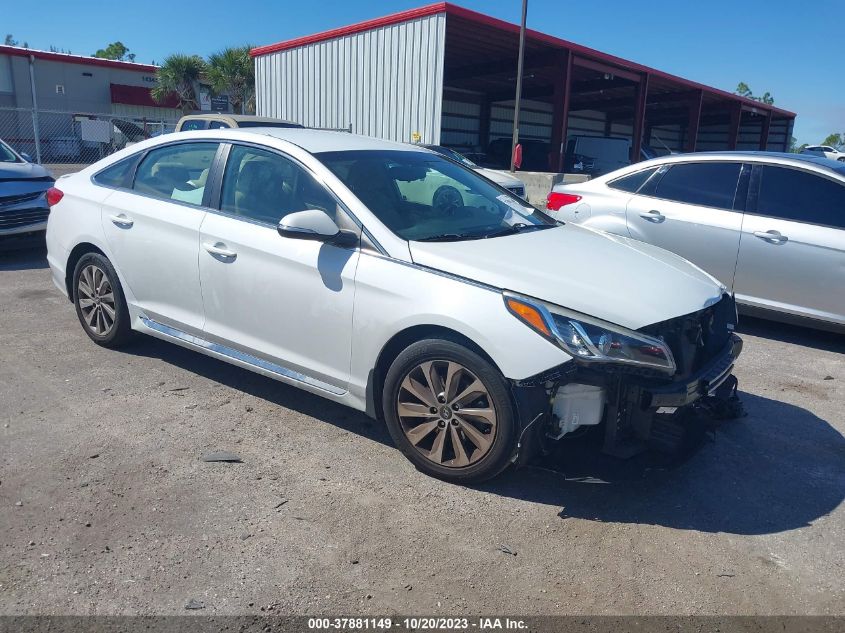 2016 HYUNDAI SONATA 2.4L SPORT - 5NPE34AF8GH429102