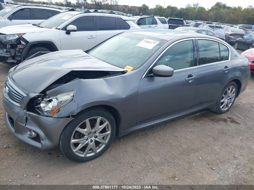 2013 INFINITI G37 SEDAN X - JN1CV6ARXDM355516