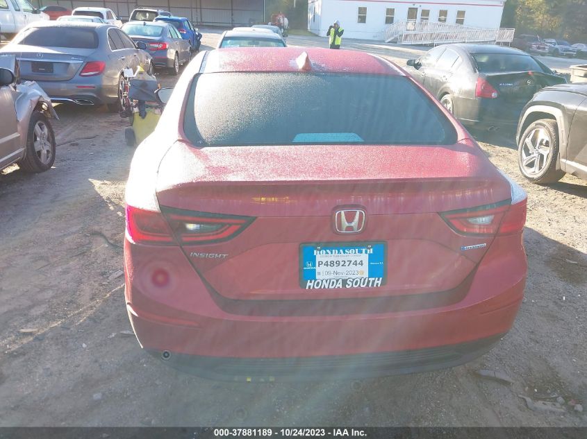 2022 HONDA INSIGHT EX - 19XZE4F57NE012809