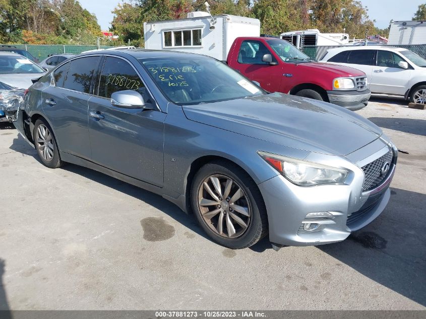 Lot #2536949549 2014 INFINITI Q50 PREMIUM salvage car