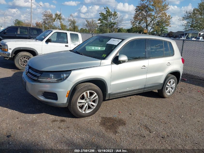 2013 VOLKSWAGEN TIGUAN S - WVGAV7AX9DW540181