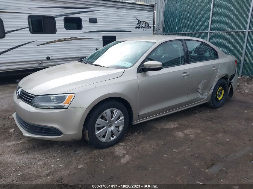 2014 VOLKSWAGEN JETTA SEDAN SE 3VWD17AJ8EM263448