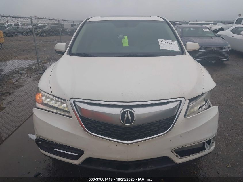 2014 ACURA MDX - 005FRYD4H2XEB0412