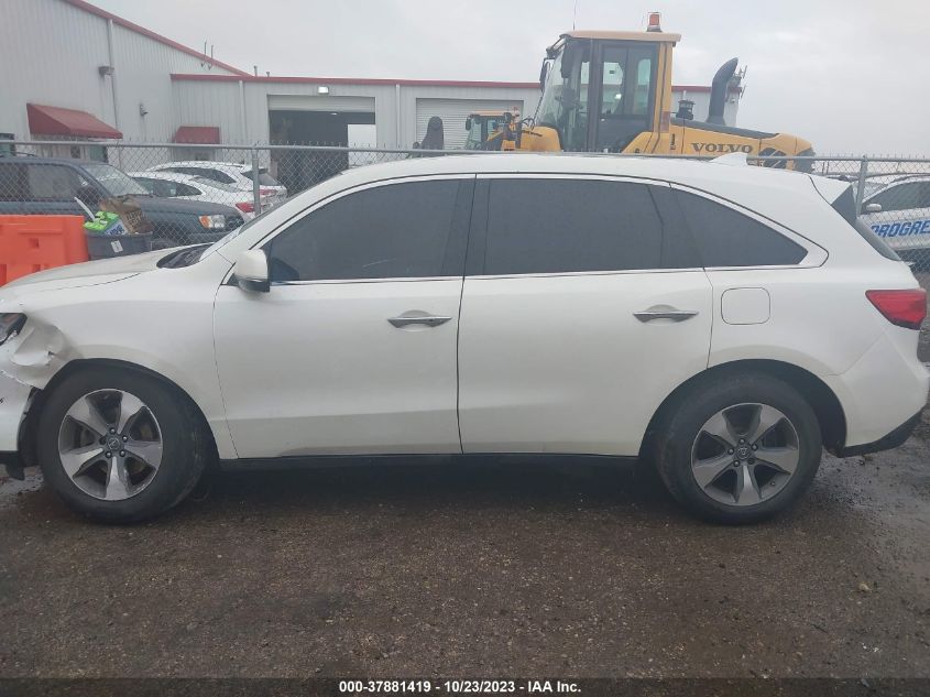 2014 ACURA MDX - 005FRYD4H2XEB0412
