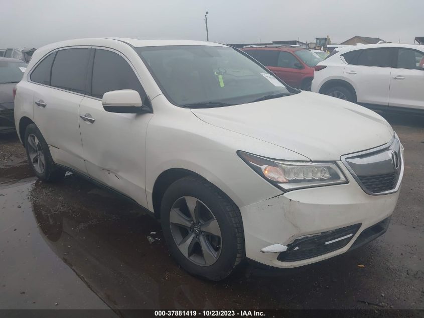 2014 ACURA MDX - 005FRYD4H2XEB0412