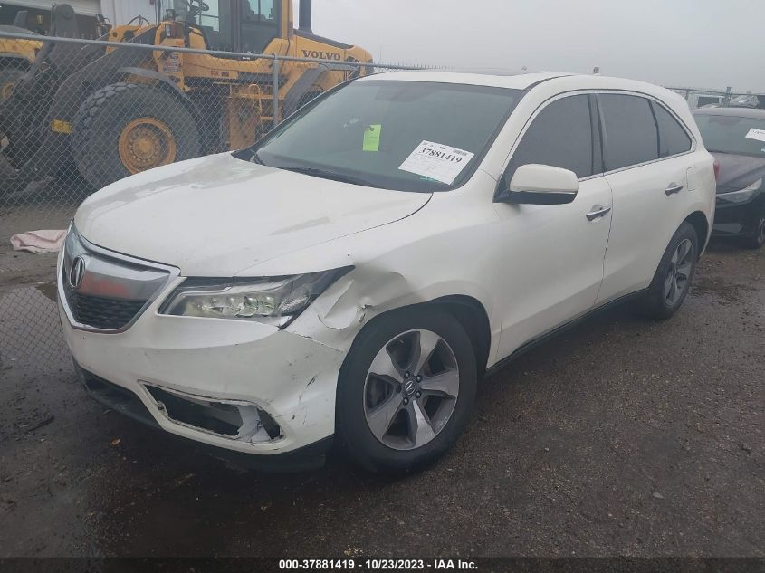 2014 ACURA MDX - 005FRYD4H2XEB0412