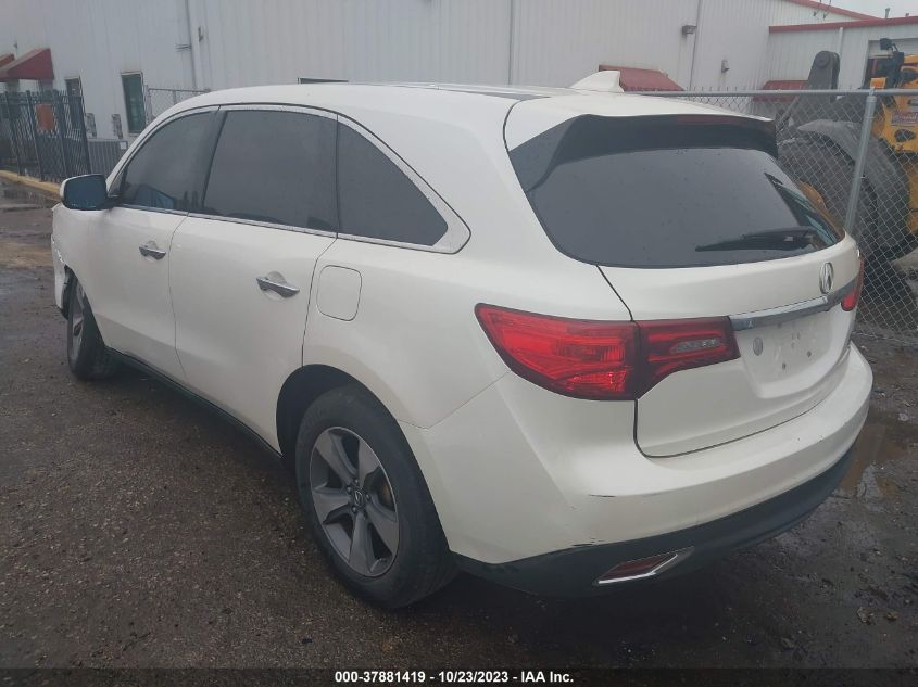 2014 ACURA MDX - 005FRYD4H2XEB0412